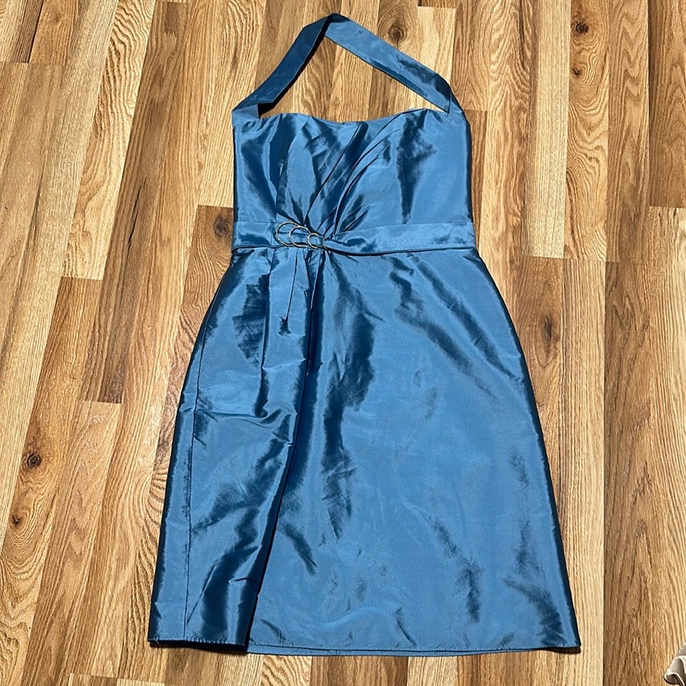 Lazaro Blue dress size 8.